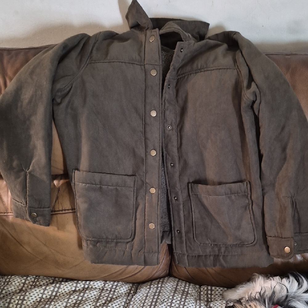 Boston Traders ARMY GREEN, Mens Coat Sm/Wm Med